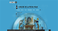 Desktop Screenshot of eglisedelapetitefolie.com